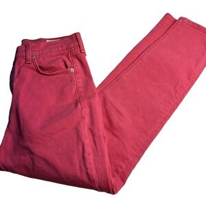 Rag &‎ Bone Women's Pink High Rise Skinny Jeans Size 28 Stretch Denim Pants